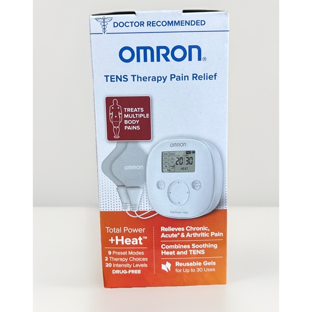 Omron Total Power + Heat TENS Therapy Pain Relief Device PM800